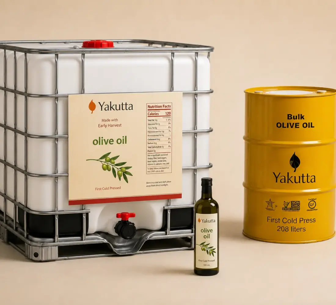 bulk olive oil IBC - barrel- bottle