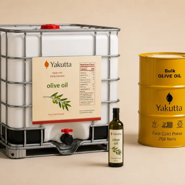 bulk olive oil IBC - barrel- bottle