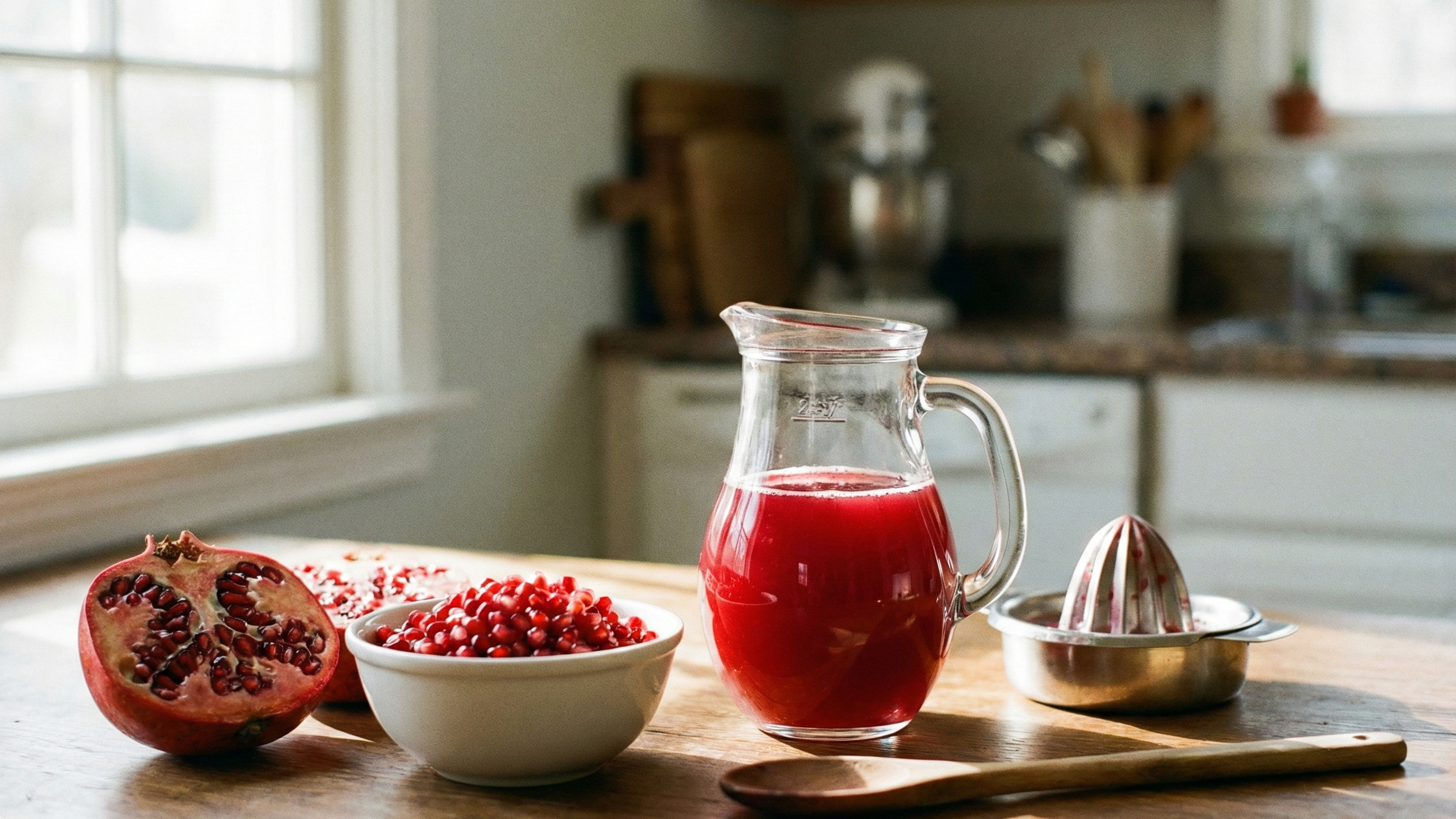 how to make pomegranate juice