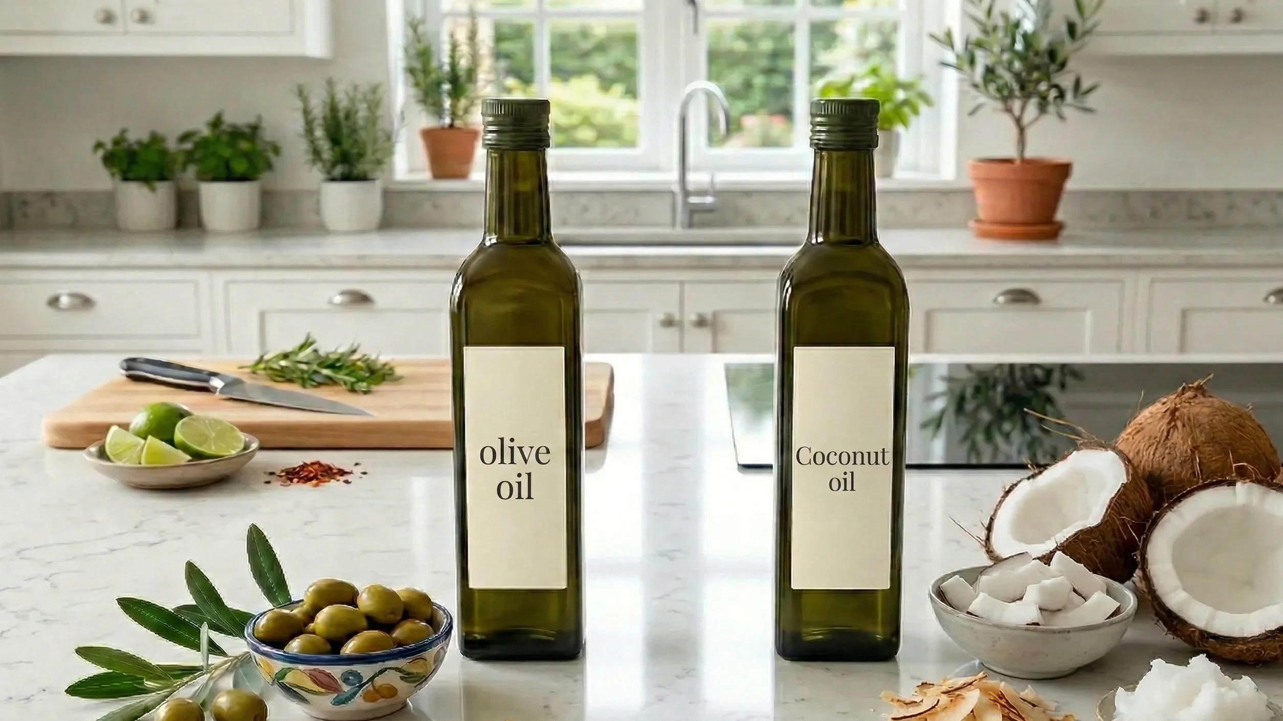 coconut oil vs olive oil
