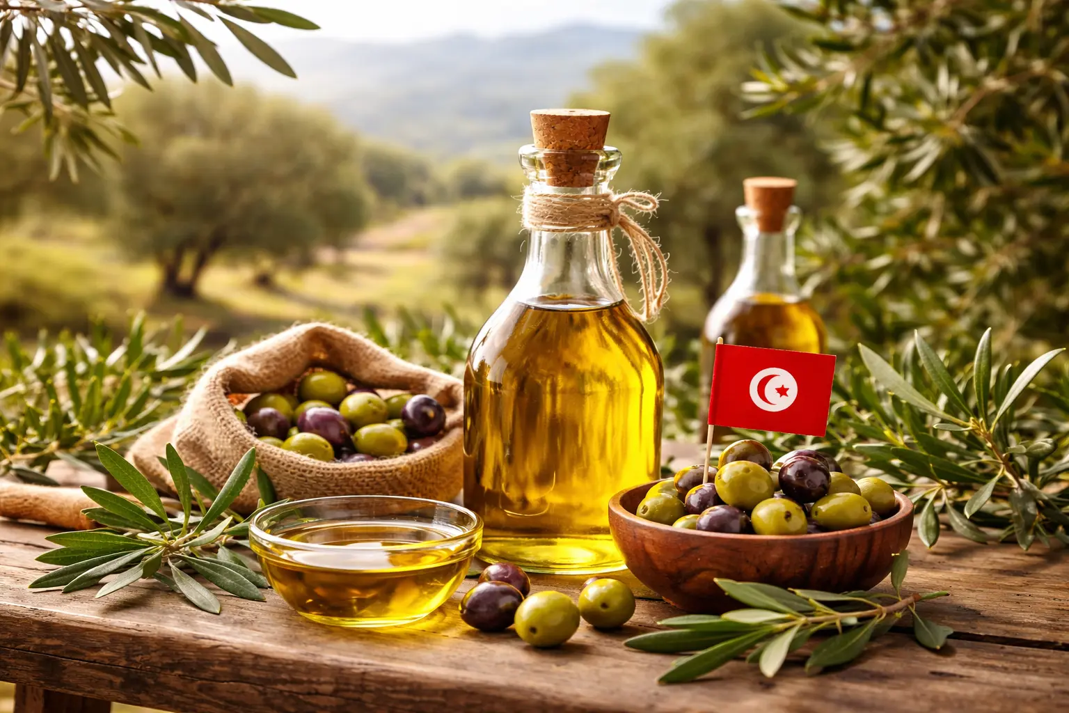 Huile d'olive tunisienne