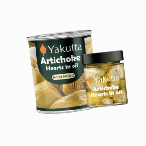 canned Artichoke hearts in oil
