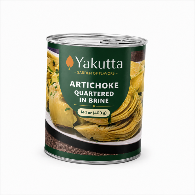 canned Artichoke quarters in brine