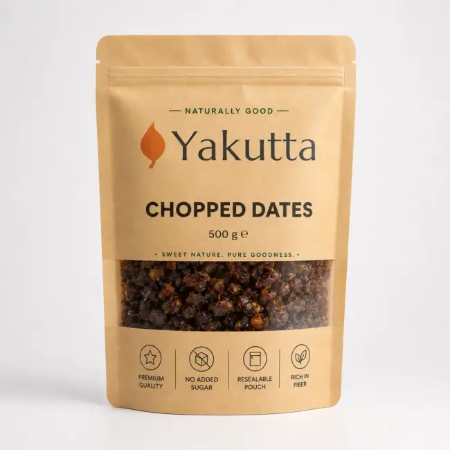 Yakutta Chopped Dates 500g package