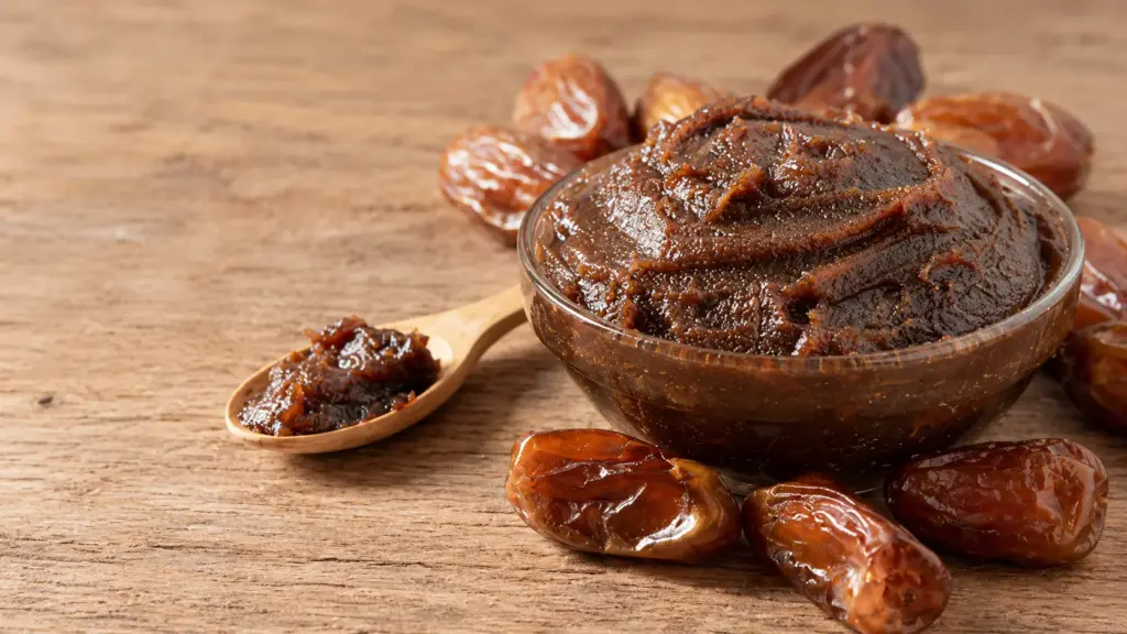 Rustic Date Paste with Glossy Dates